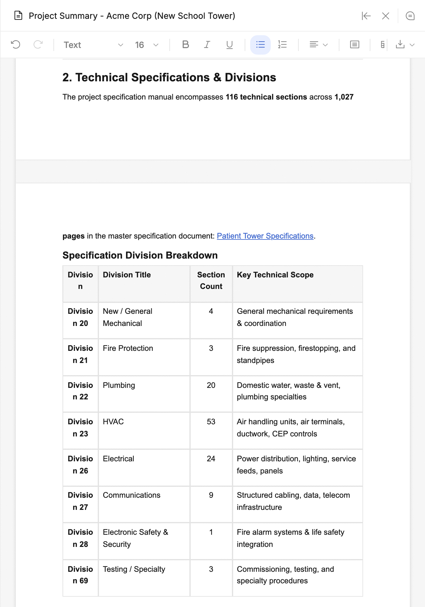 Draft documents from your own templates