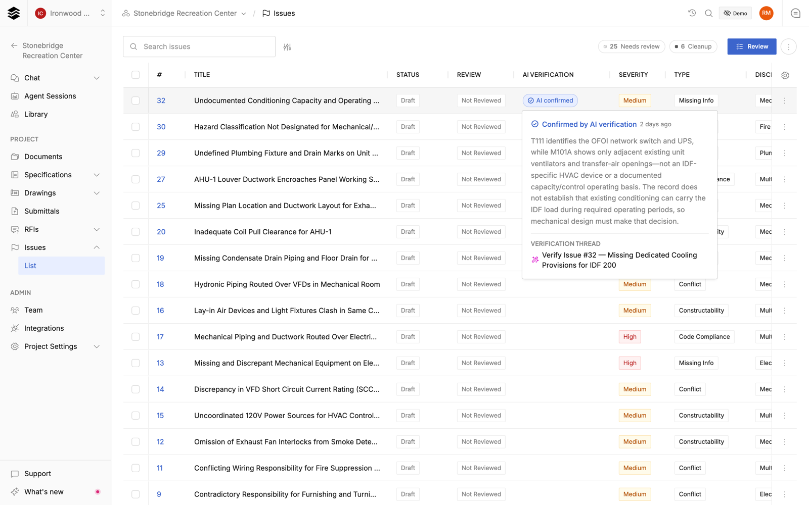 Design review issues are verified before they reach you