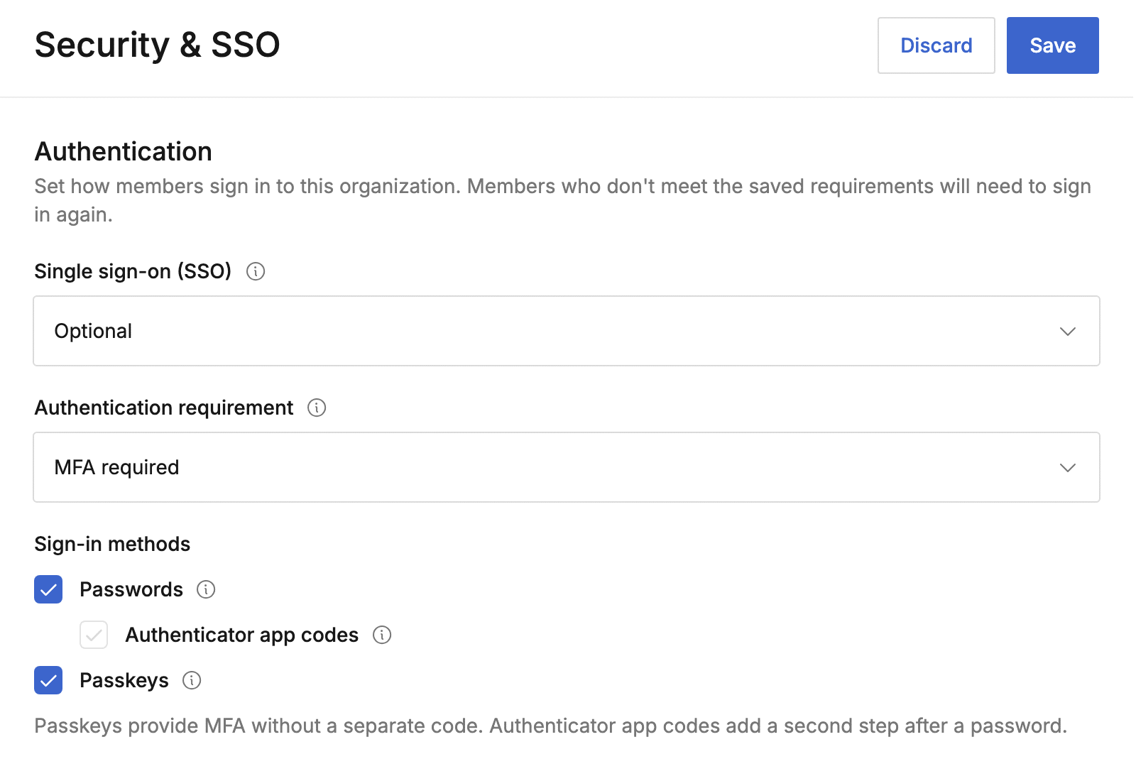 More ways to sign in securely